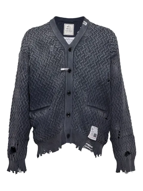 Maison MIHARA YASUHIRO distressed-effect cardigan