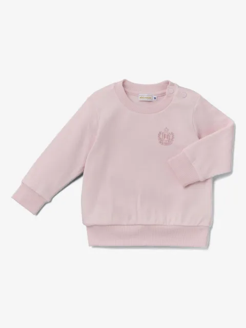 Miki House sudadera con logo bordado