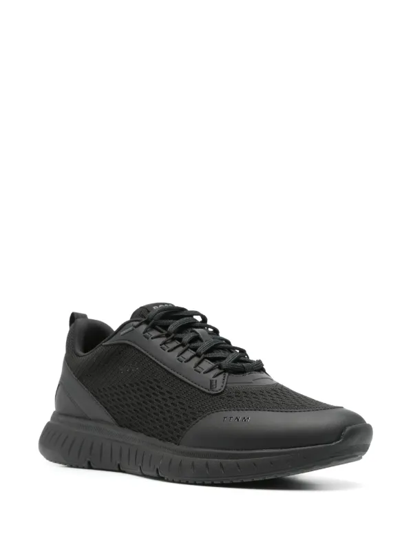 BOSS Mesh Sneakers | Black | FARFETCH