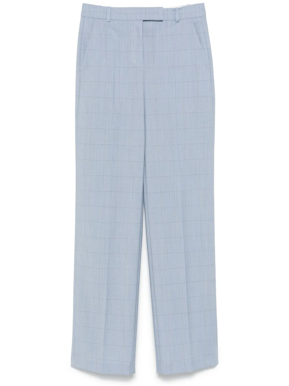 BOSS checked virgin wool trousers | Blue | Image 1