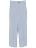 BOSS checked virgin wool trousers - Blue