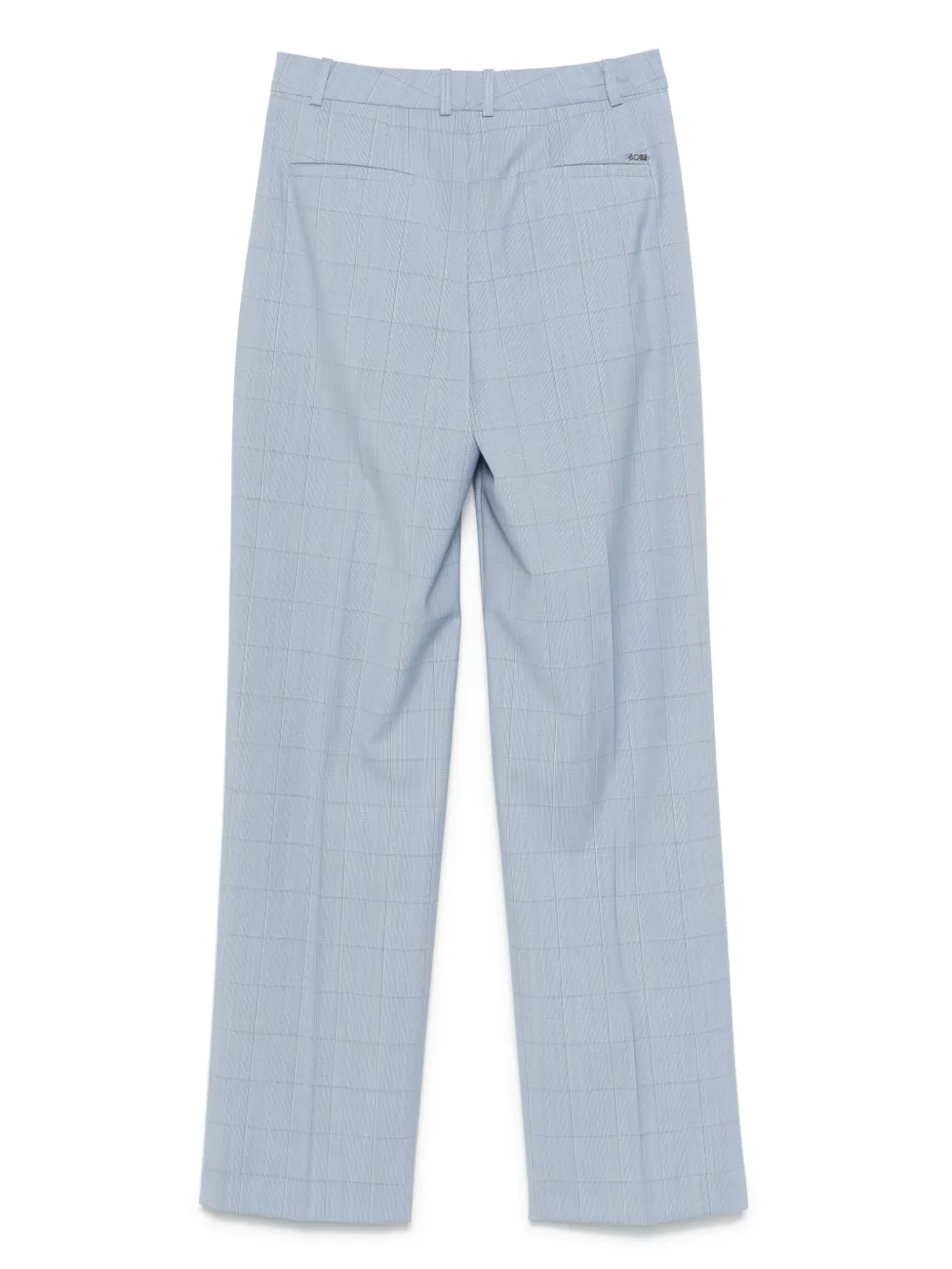 BOSS Geruite broek - Blauw