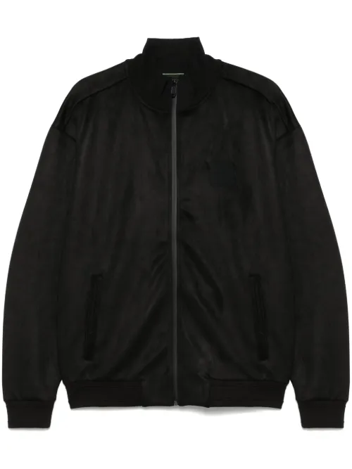 BOSS veste en daim - Noir - BOSS - Modalova