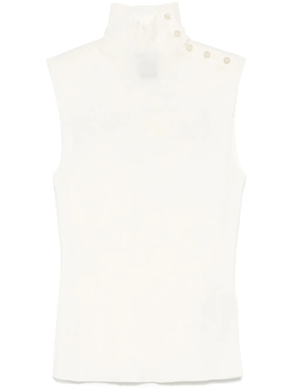BOSS Top in maglia - Bianco