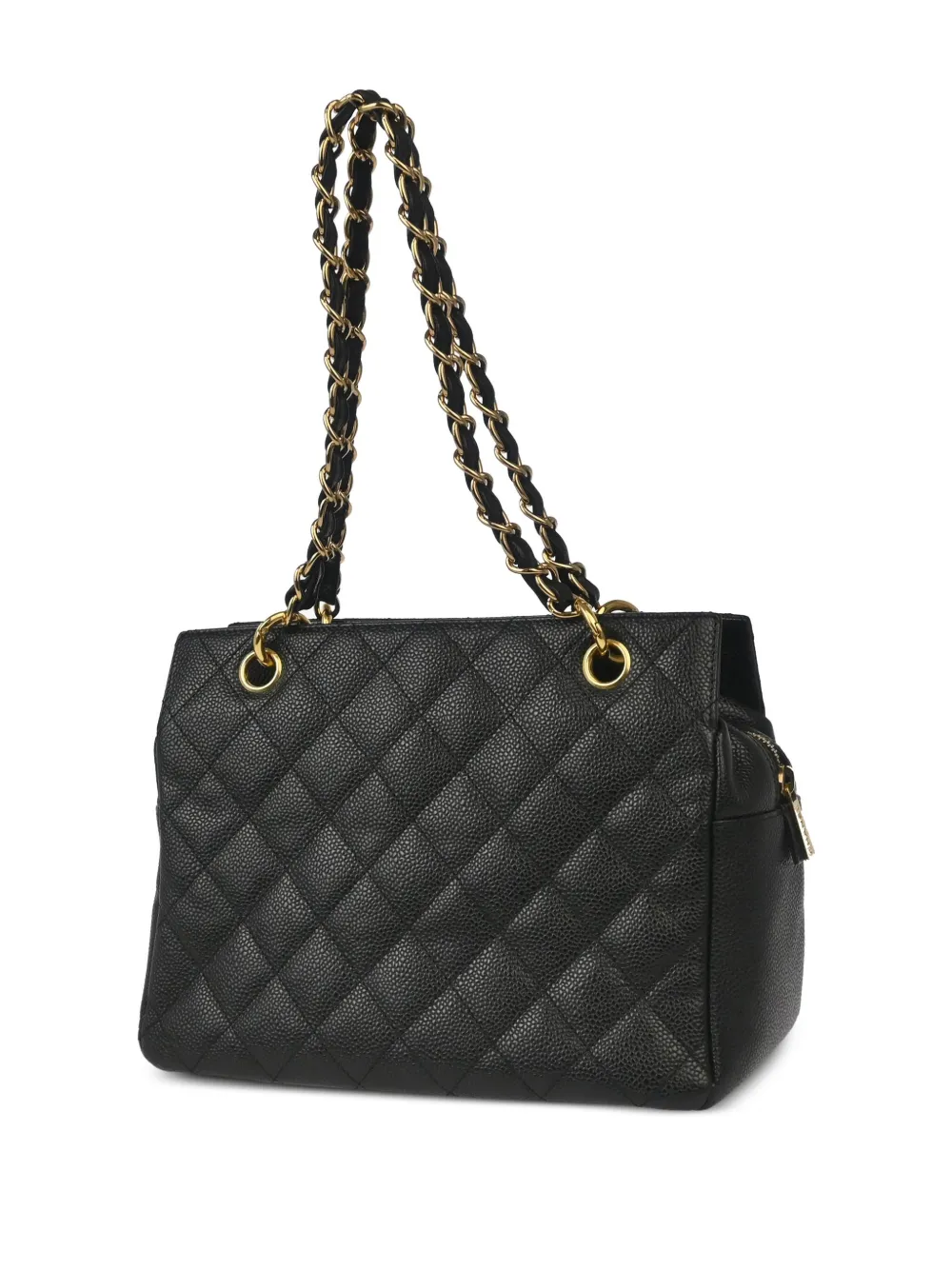 CHANEL Pre-Owned 2002 Petite Timeless kleine shopper - Zwart