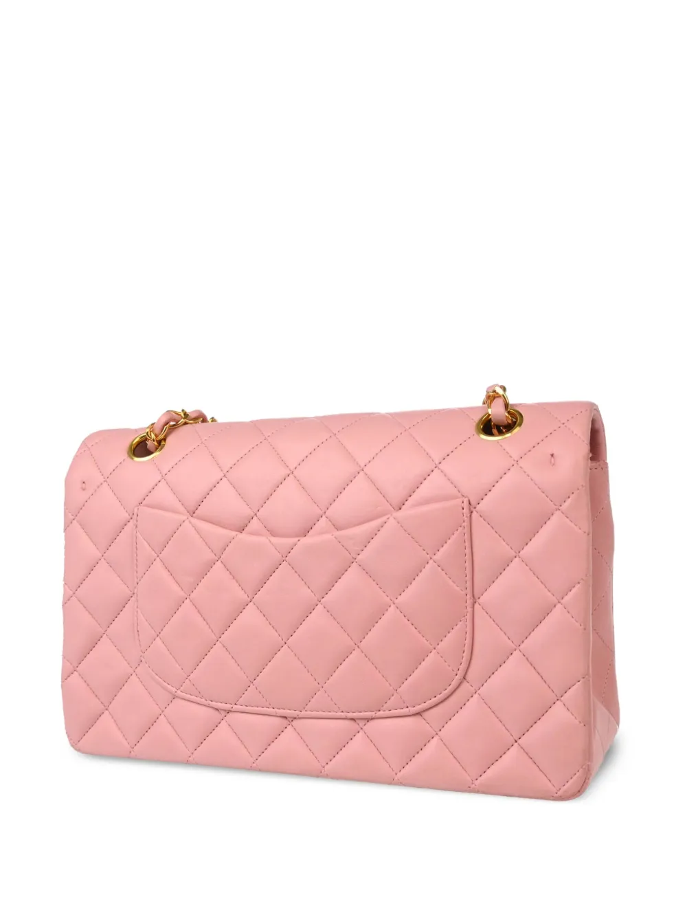 CHANEL Pre-Owned 1992 Double Flap medium schoudertas - Roze