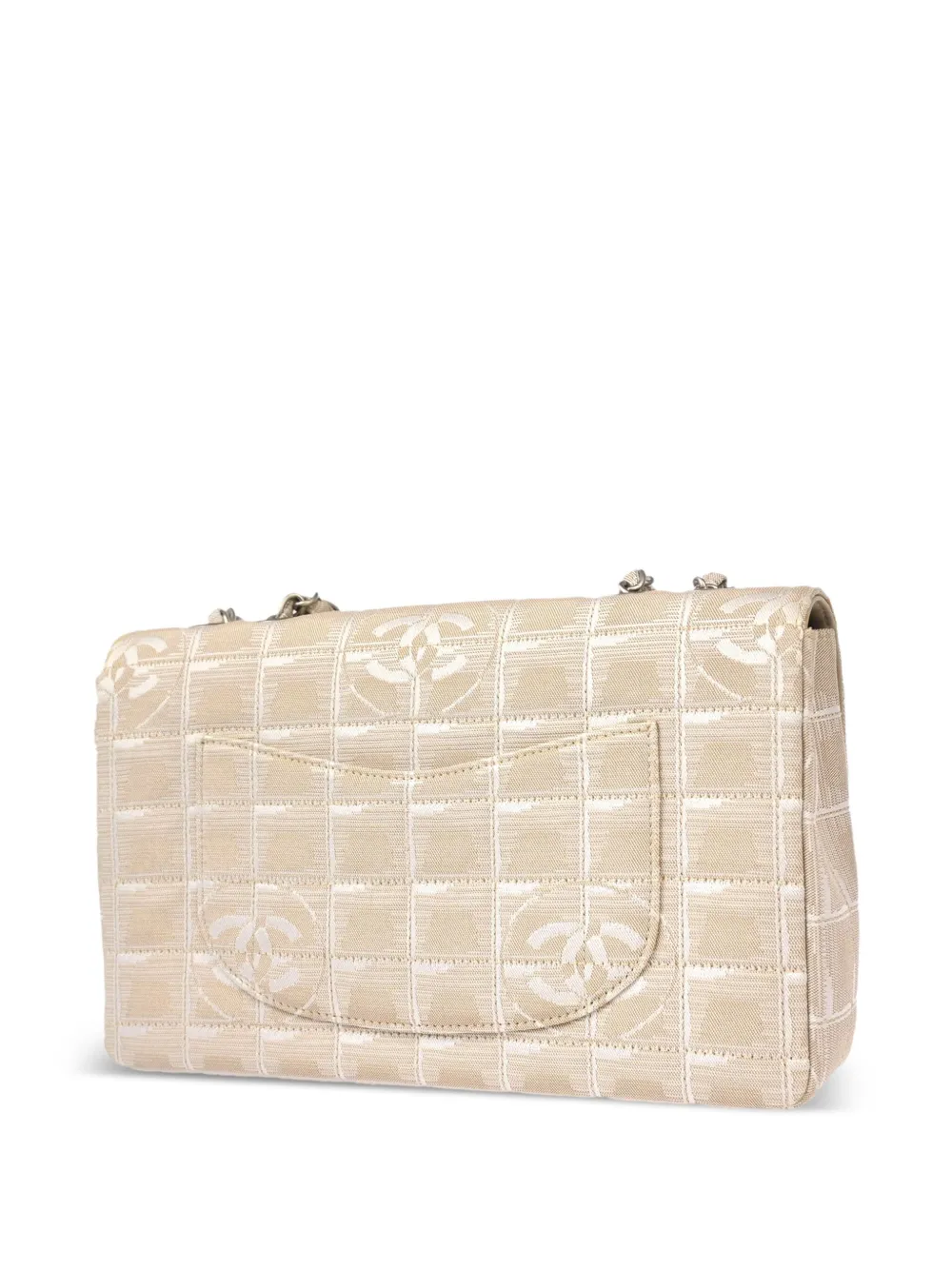 CHANEL Pre-Owned 2002 Travel Line schoudertas - Beige