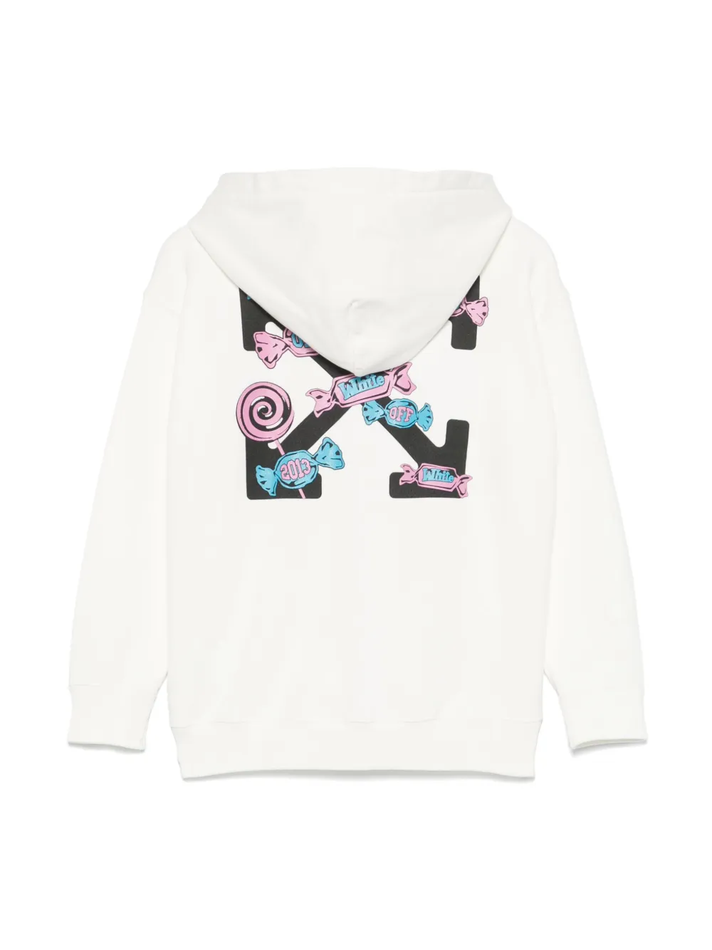 Off-White Kids Arrow Lollipop hoodie - Wit