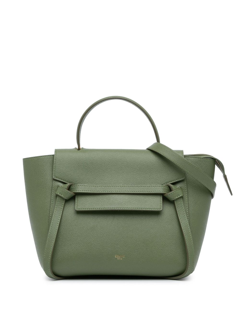 Céline Pre-Owned 2019 Micro Calfskin Belt Bag satchel - Green