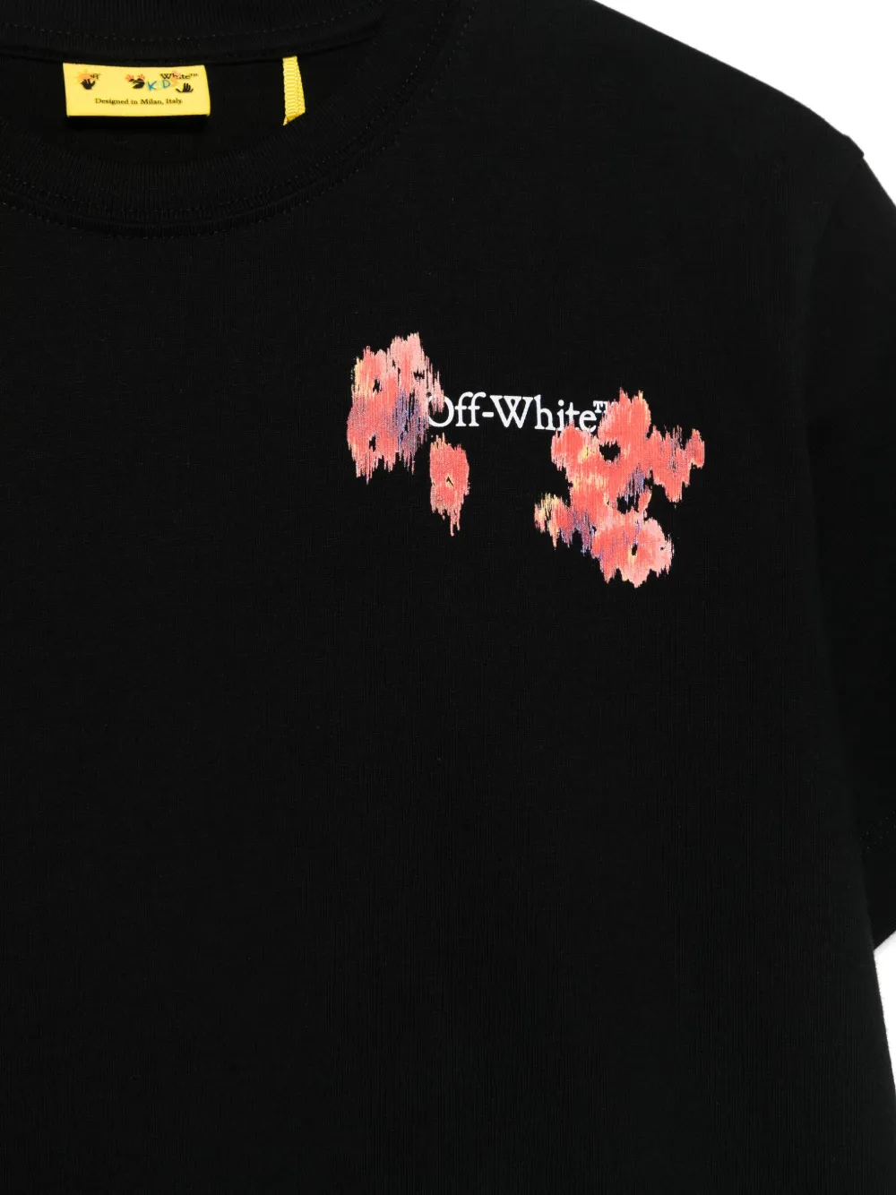 Off-White Kids Arrow Flowers jurk Zwart
