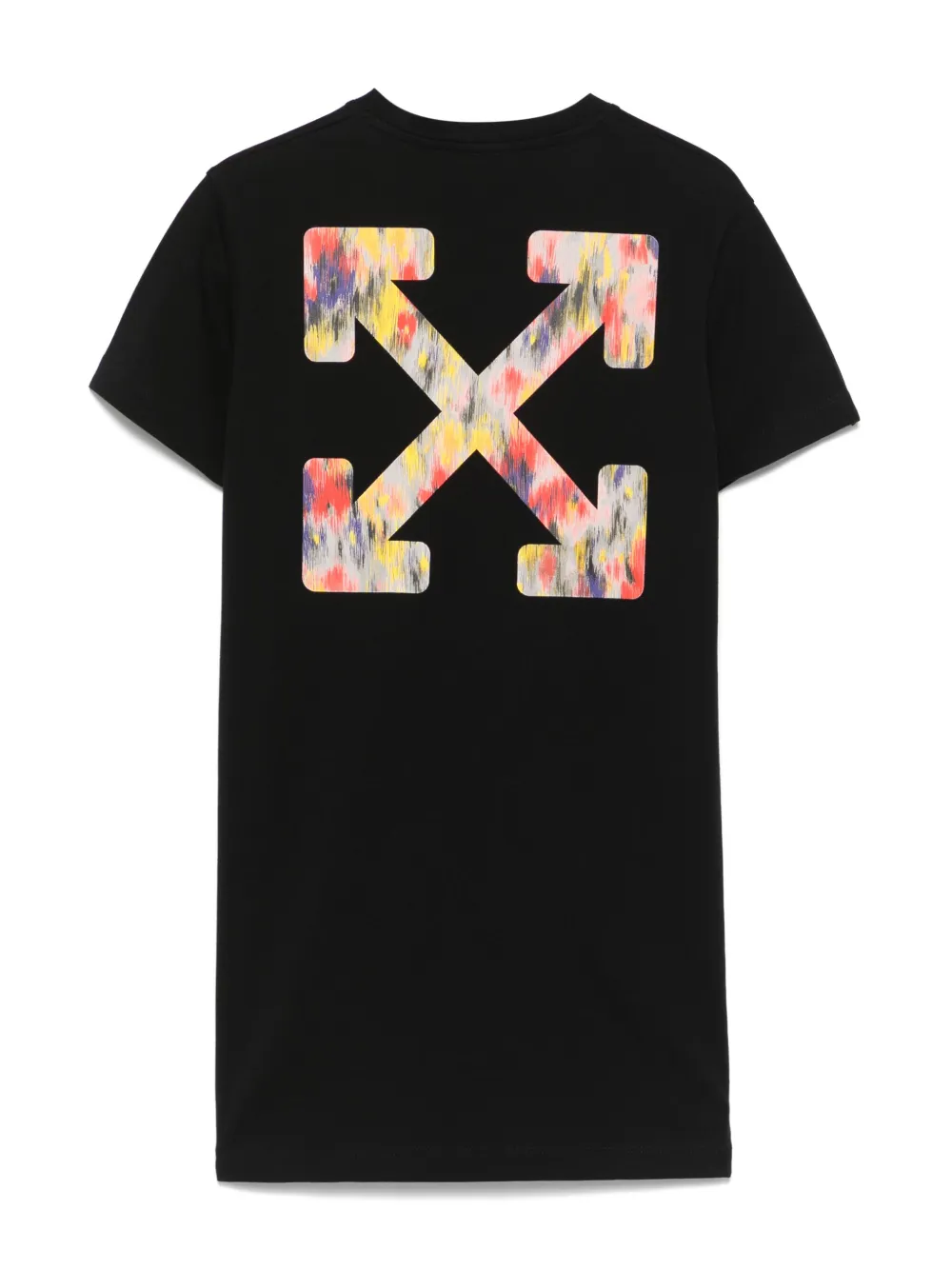 Off-White Kids Arrow Flowers jurk - Zwart