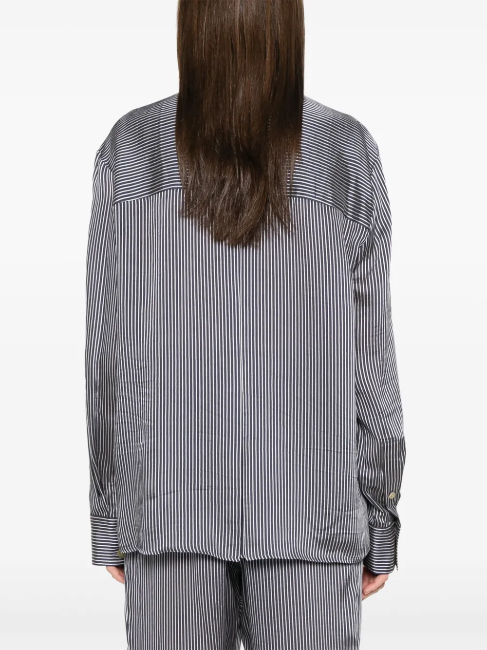 KHAITE Yatty blouse Blauw