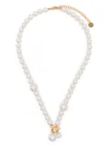 Ferragamo pearl-embellished necklace - White