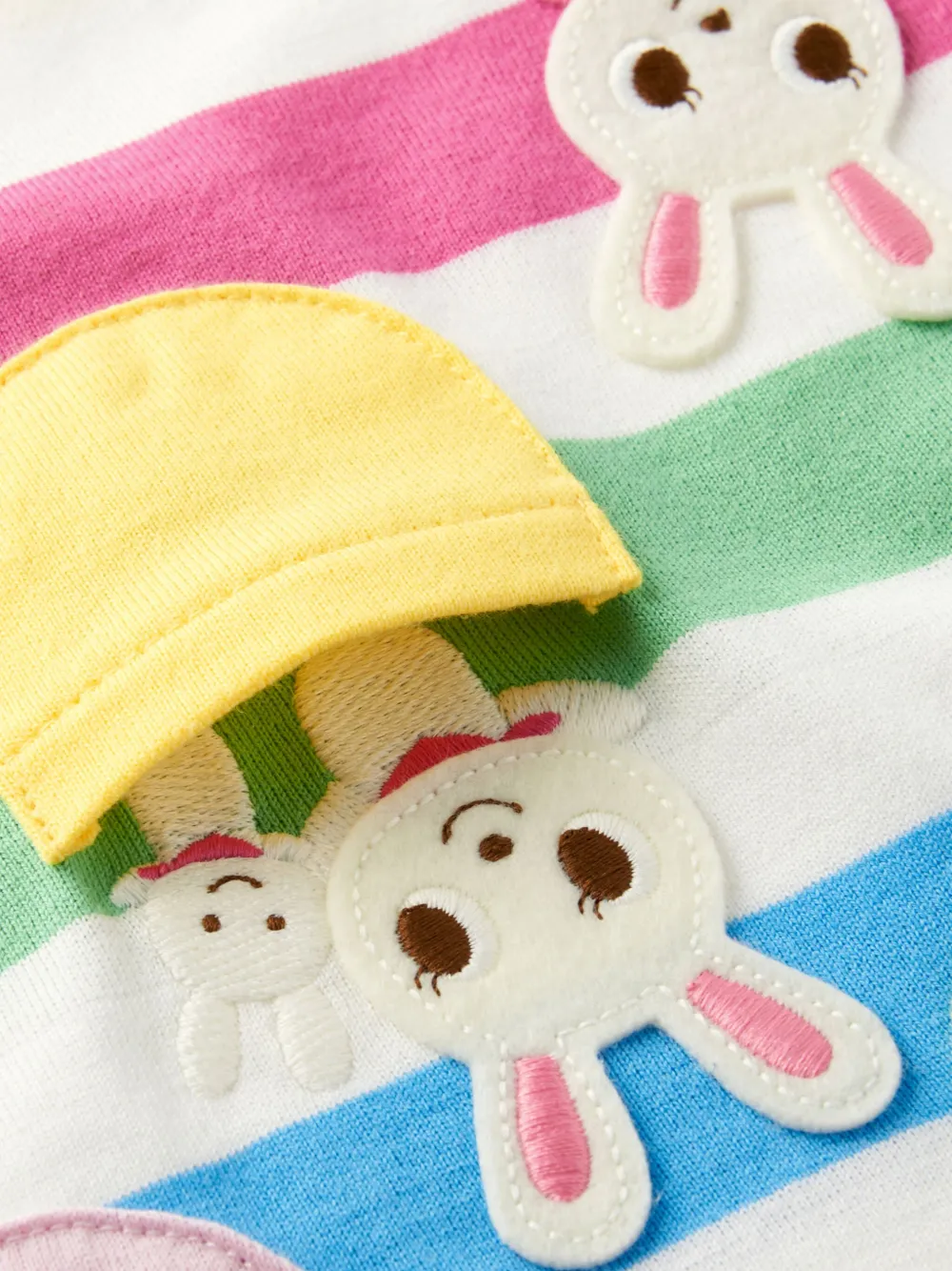 Miki House T-shirt met applicatie Roze