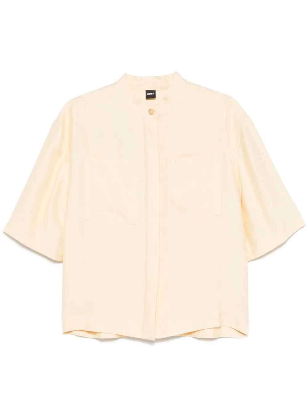 BOSS Twill blouse Beige