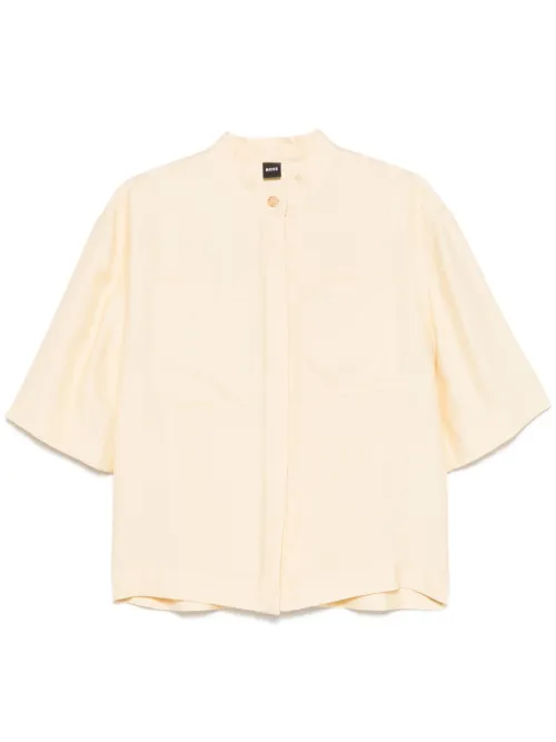 Chemise en sergé - BOSS - Modalova