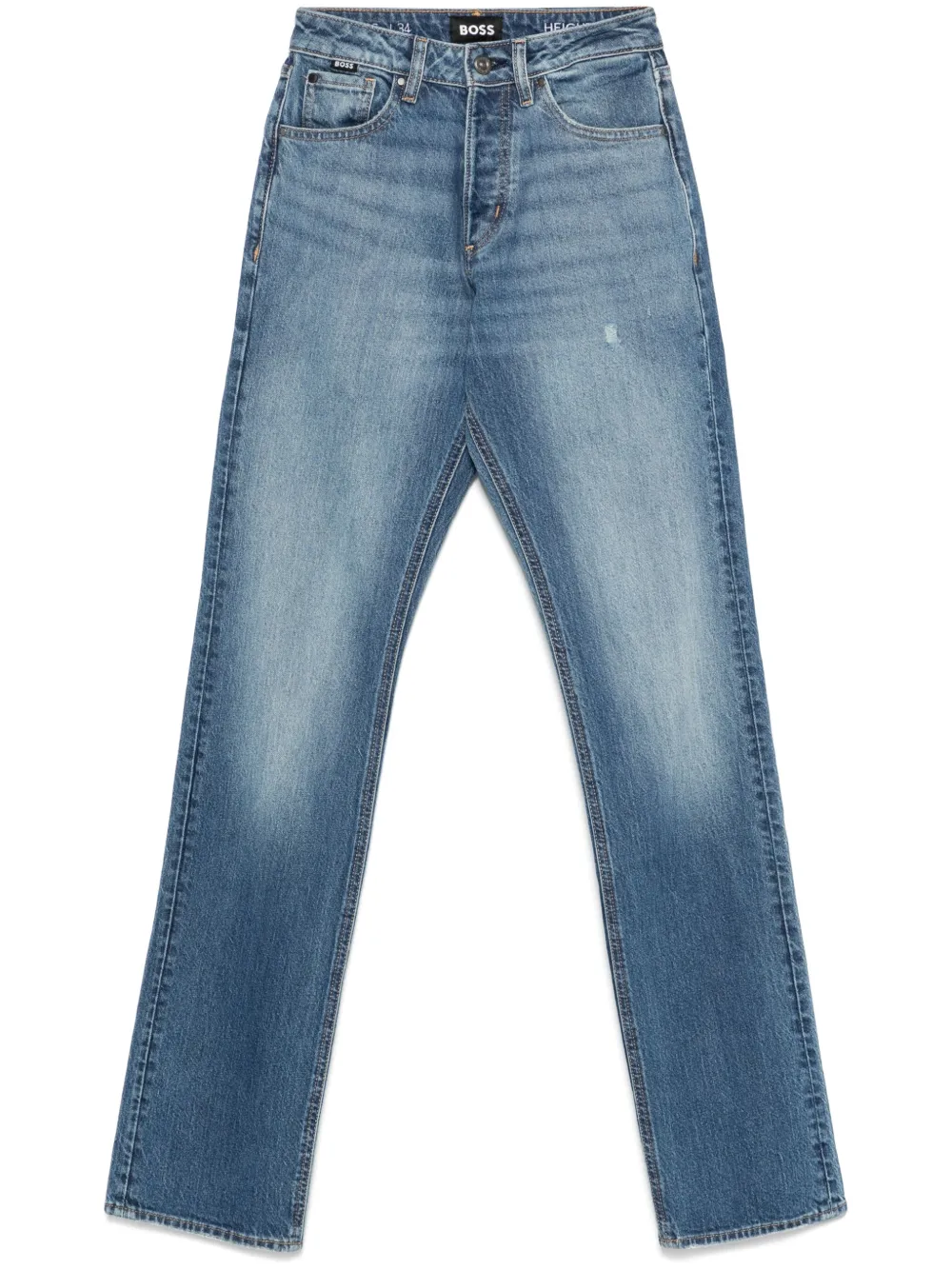 straight-leg jeans