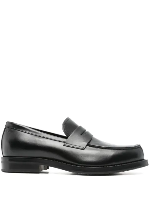 BOSS leather loafers