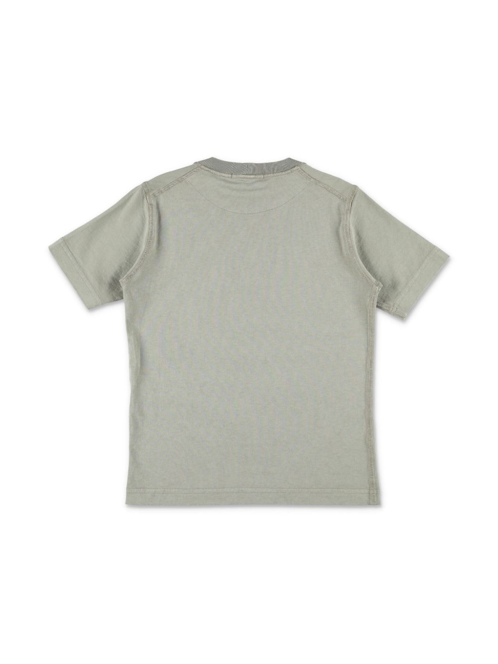 Stone Island Junior Katoenen T-shirt - Groen