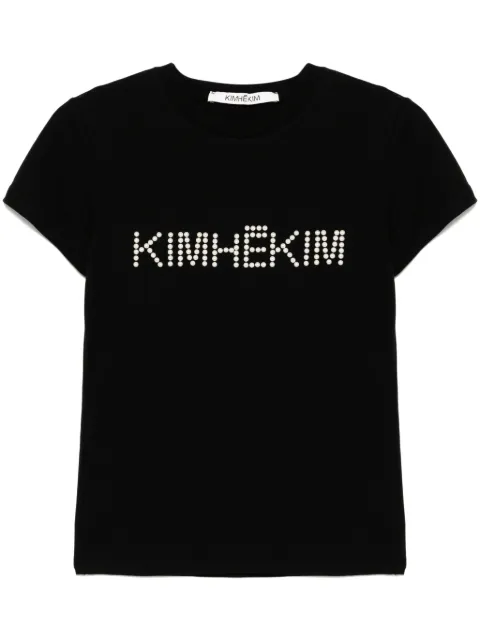 Kimhekim pearl-embellished T-shirt
