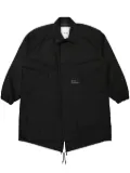 WTAPS cross-print coat - Black
