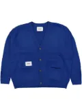 WTAPS knitted cardigan - Blue