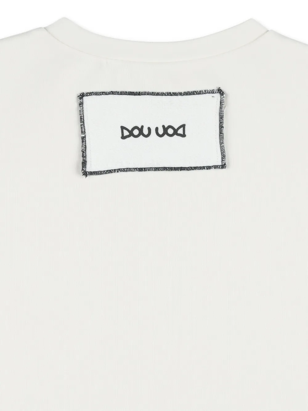 Douuod Kids T-shirt met logopatch Wit
