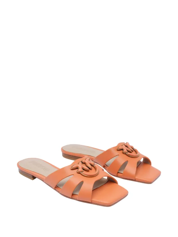 PINKO Marli Slides | Orange | FARFETCH GR
