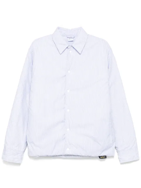 ASPESI striped padded shirt jacket