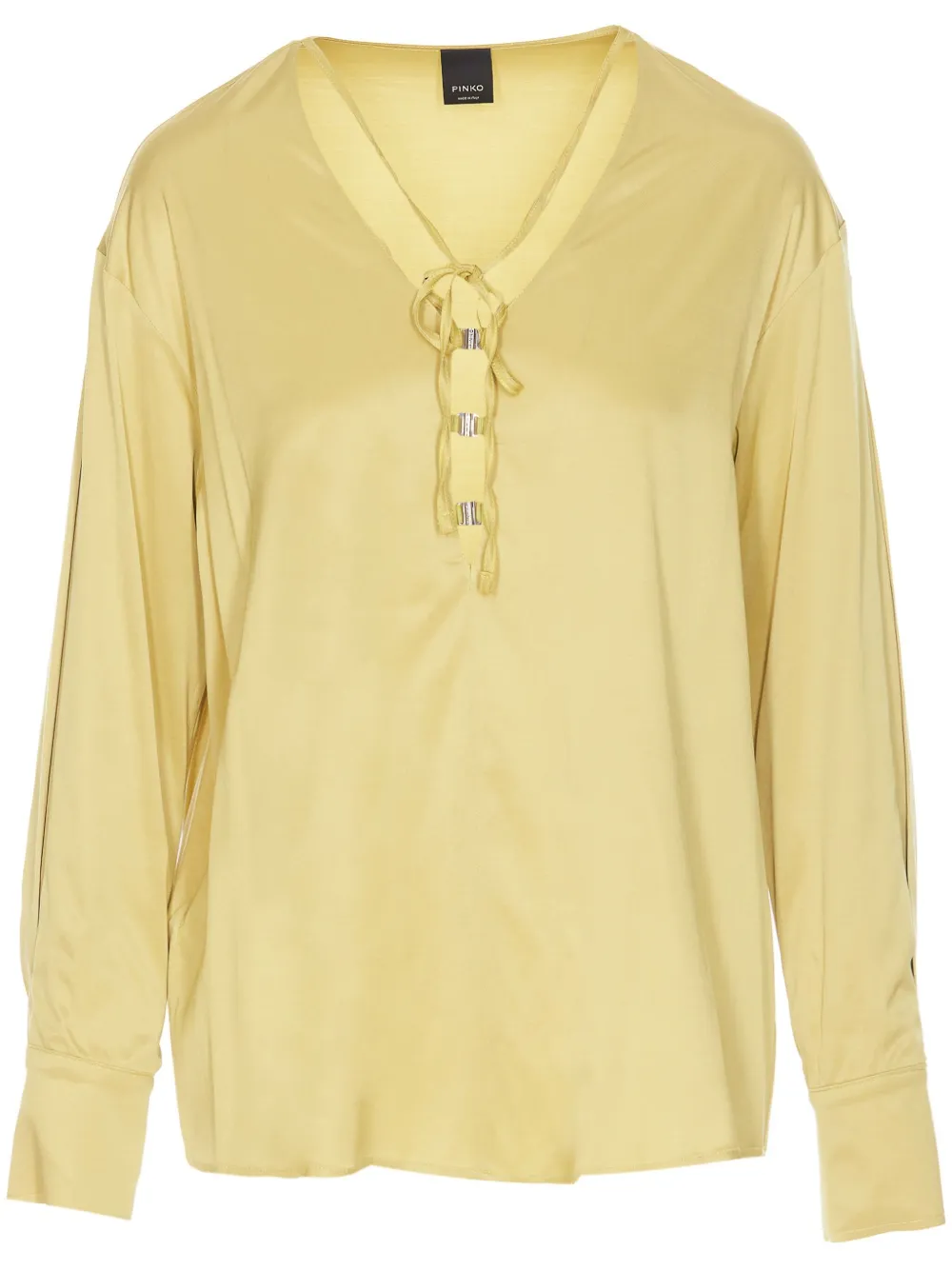 PINKO Blouse met lange mouwen Geel