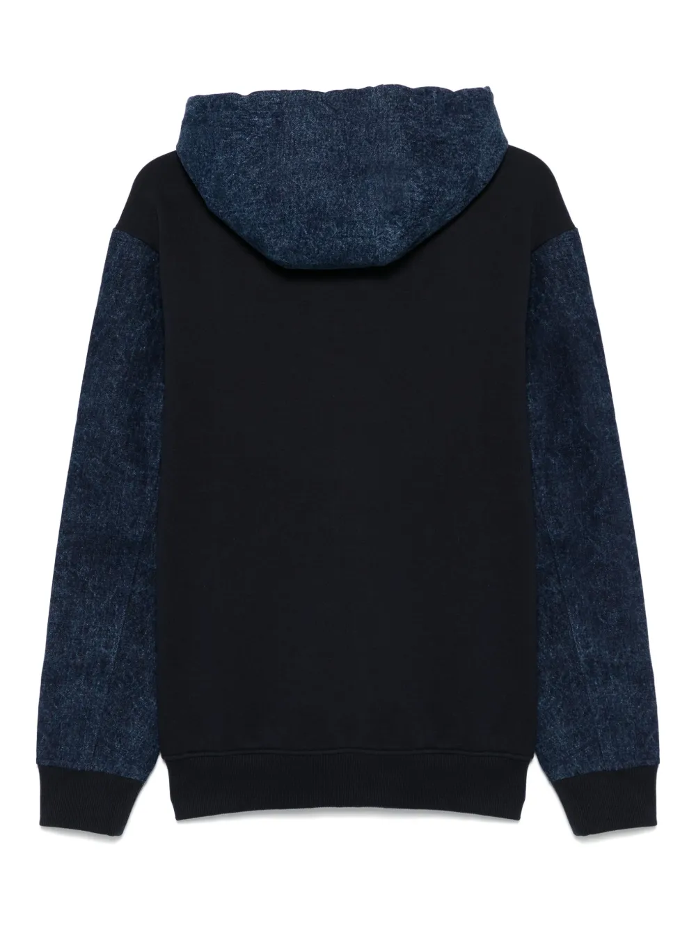 BOSS Hoodie met vlakken - Blauw