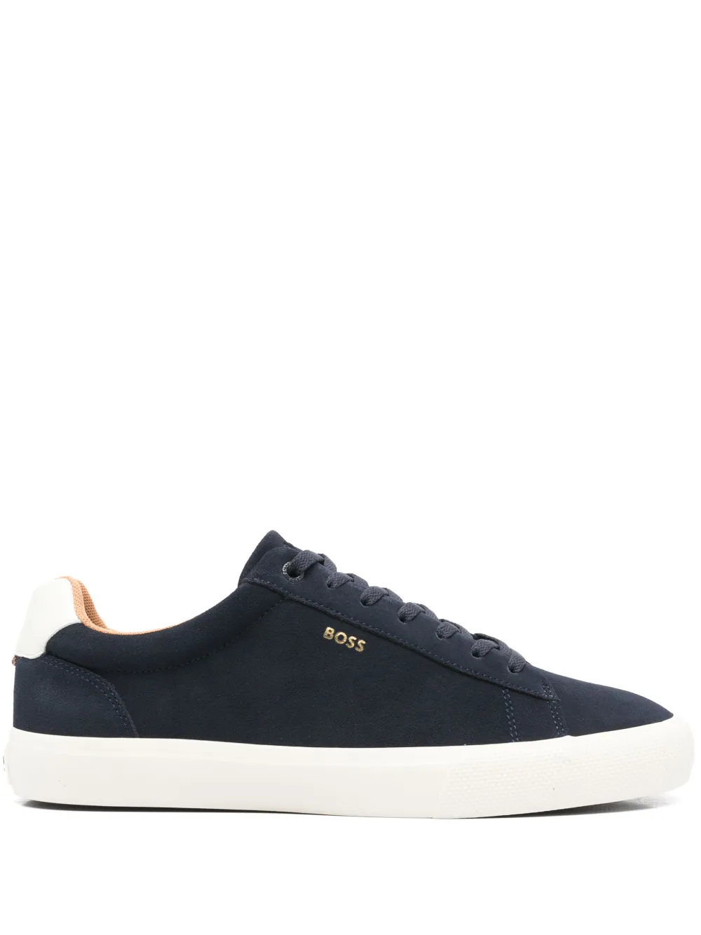 BOSS suede sneakers Blue