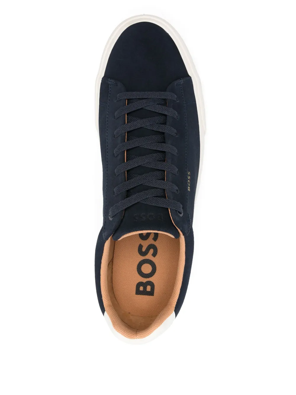 BOSS suede sneakers Blue