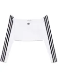 adidas Adicolor crop top - White