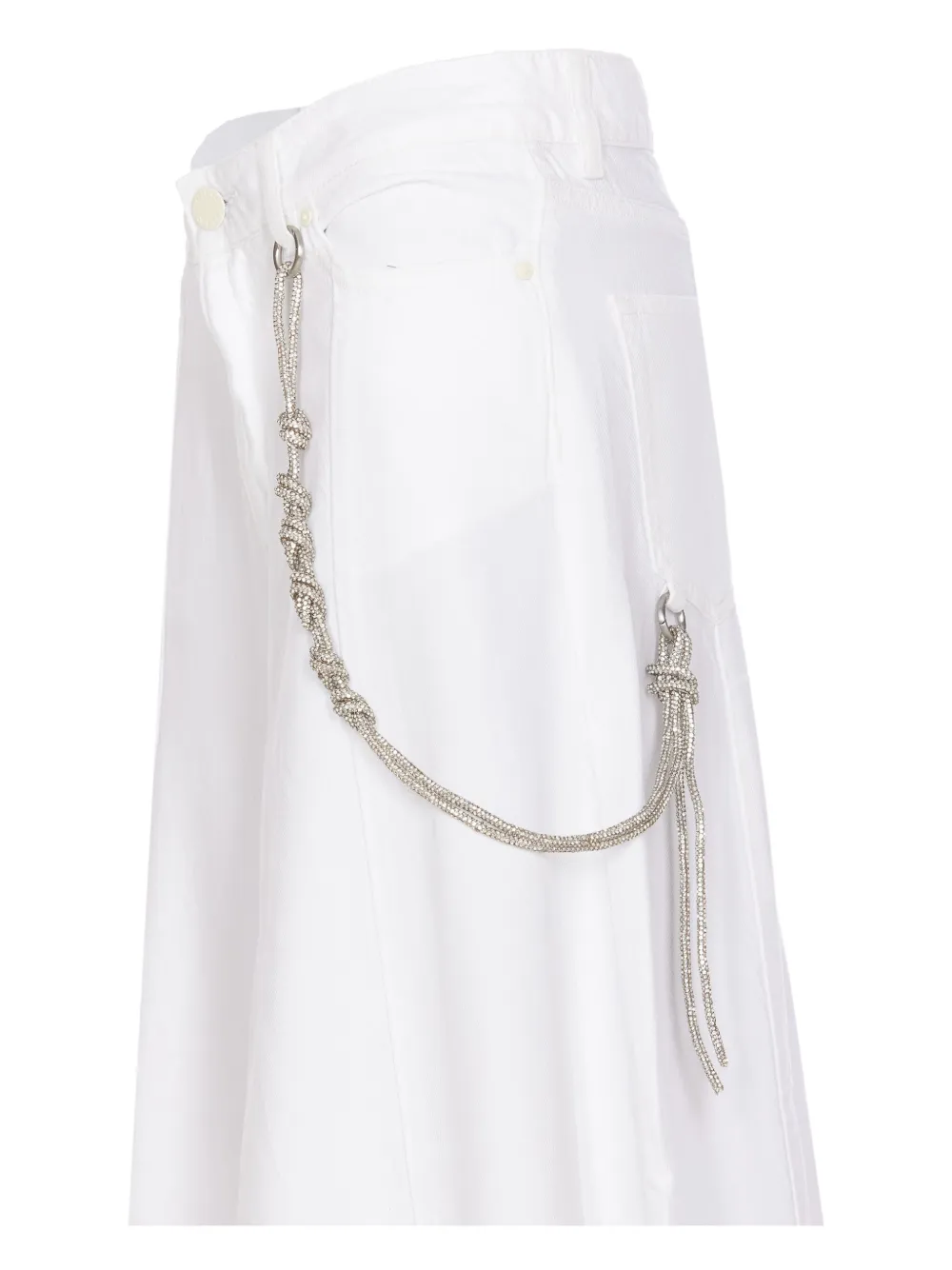 PINKO Rok met kettingdetail Wit