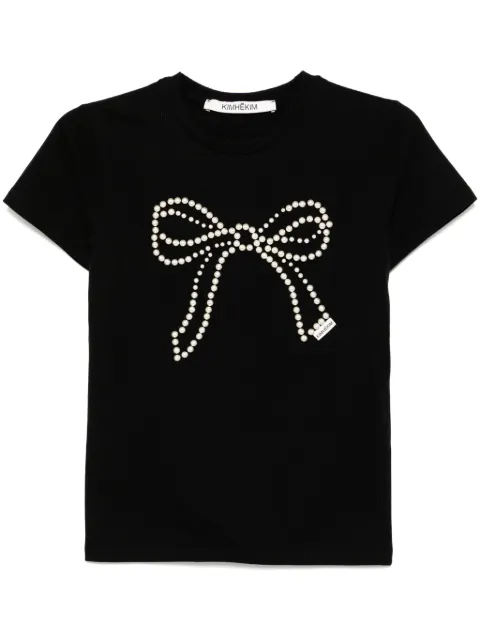 Kimhekim playera con detalles de perlas