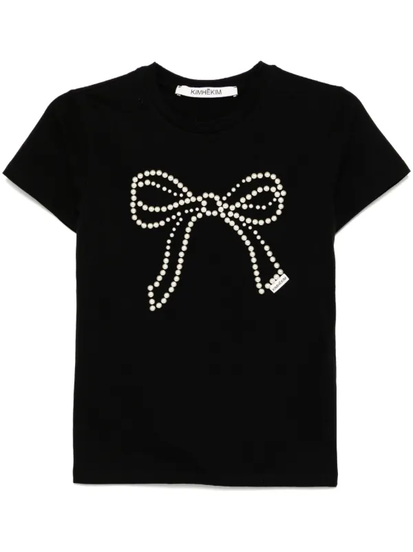 Kimhekim パールディテール Tシャツ | ブラック | FARFETCH JP