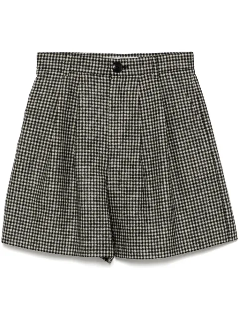 Kimhekim shorts con cuadros estampados