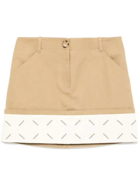 Kimhekim falda corta con logo estampado