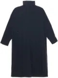 Studio Nicholson asymmetric-fold midi dress - Blue