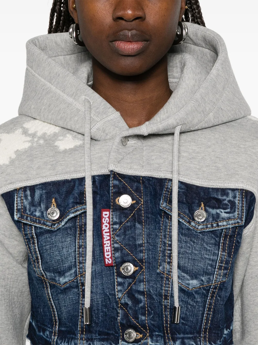 DSQUARED2 Cool Fit jack Blauw