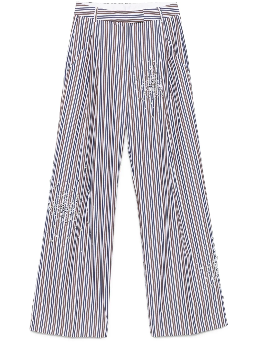 DES PHEMMES striped trousers