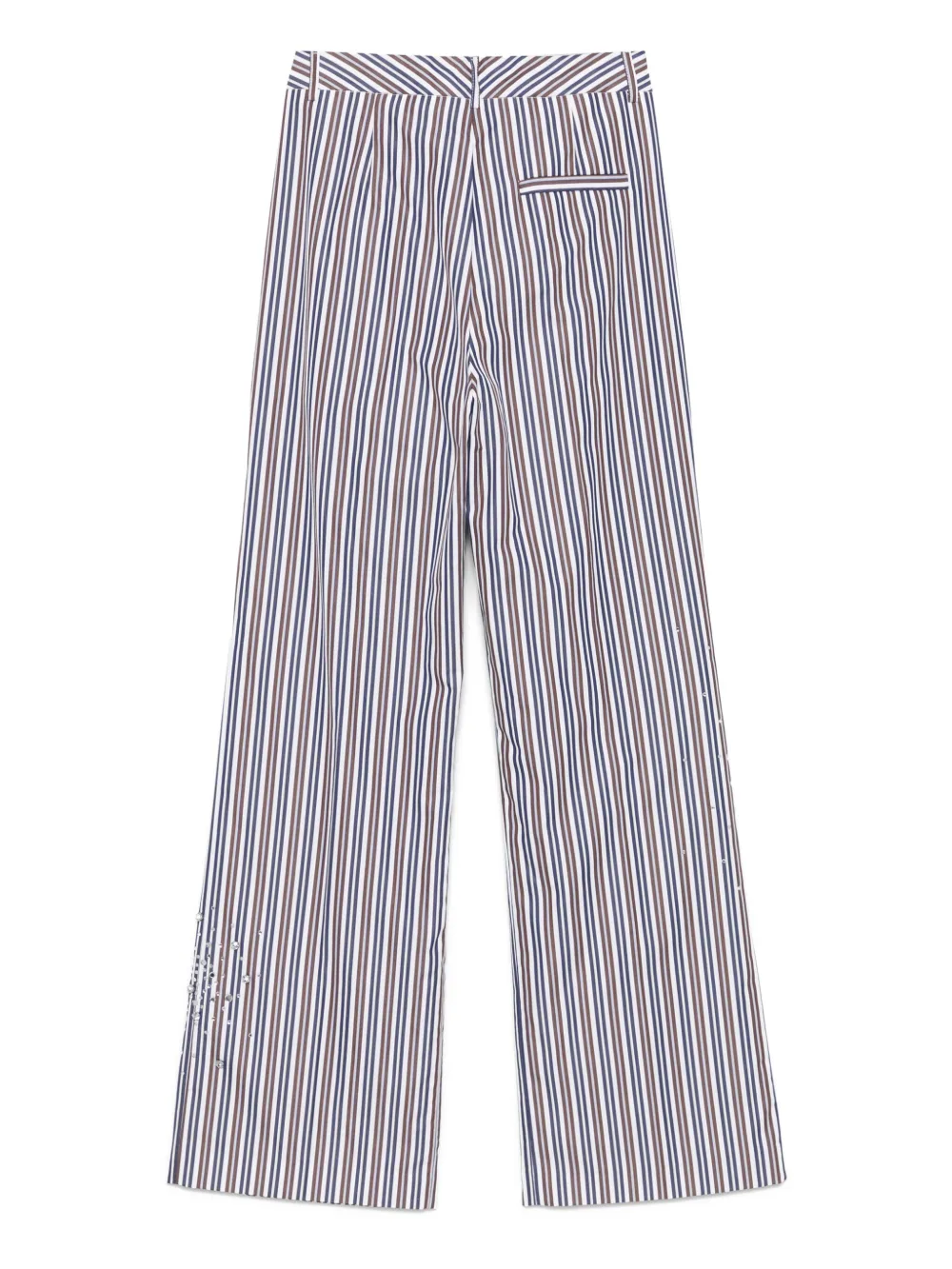 DES PHEMMES Gestreepte broek - Blauw