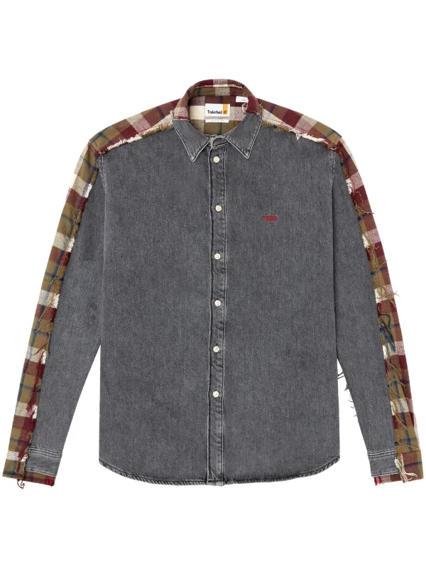 Diesel x Timberland チェック シャツ | グレー | FARFETCH JP