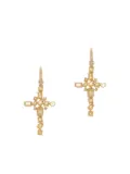 Dolce & Gabbana 18K yellow gold Rainbow Monochrome citrine quartz earrings