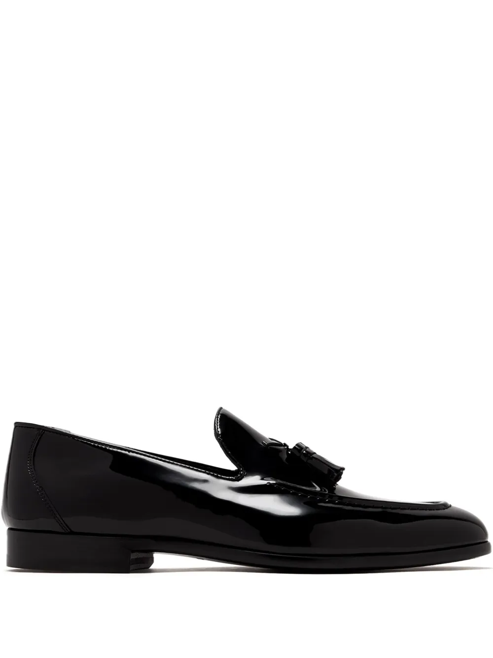 Magnanni patent-leather loafers Black