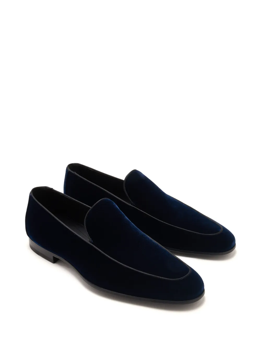 Magnanni velvet suede loafers Blue