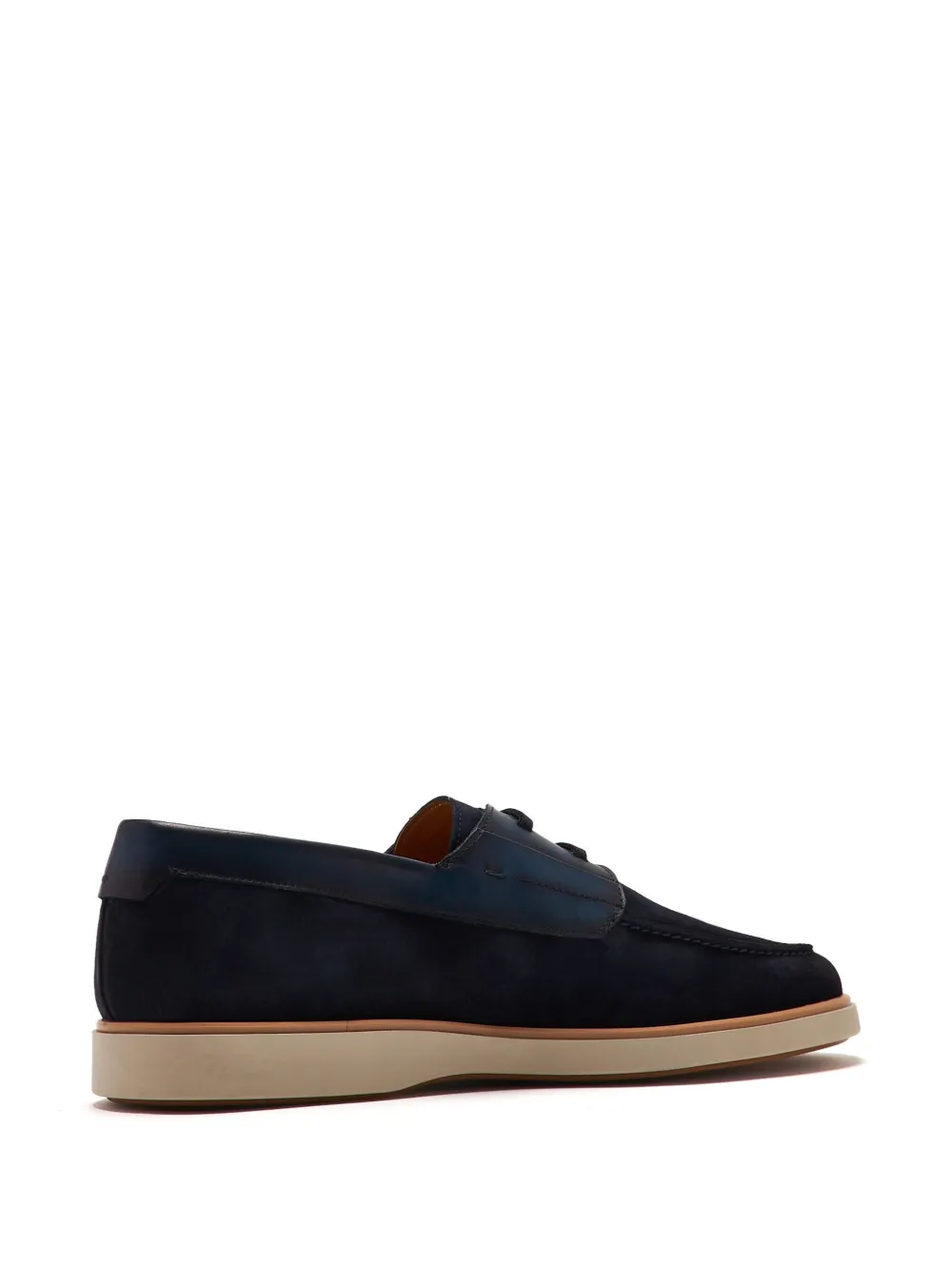 Magnanni suede boat shoes Blue