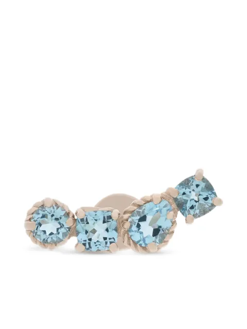 Dolce & Gabbana pendientes en oro blanco de 18 ct con topacio