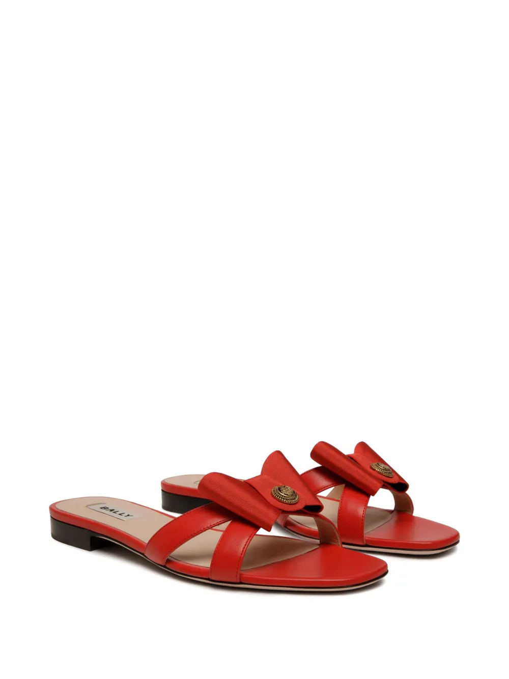 Bally B-Bow slides - Rood